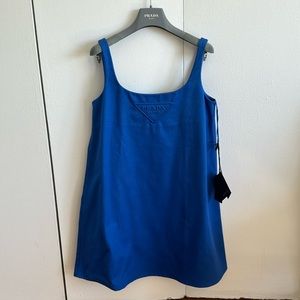 Authentic Prada Royal Blue Cotton Dress